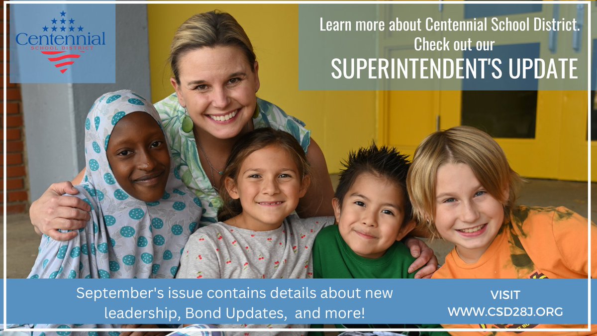Visit csd28j.org to read our latest Superintendent's Update!