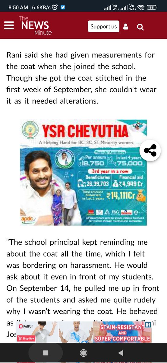 dead_l_pool's tweet photo. YSRCP and IPAC appude digital campaign start chesindhi royyyy..
Ad meedha click chesaka it redirected to that youtube video..
Govt/public money tho ila ads vesukutnunaru.. migatha vatiki emo dabbulu levu kani baga appupu matram chesthunaru..
#ysrcp #YSRCPDarkGovernance https://t.co/EFGVDhdPcM