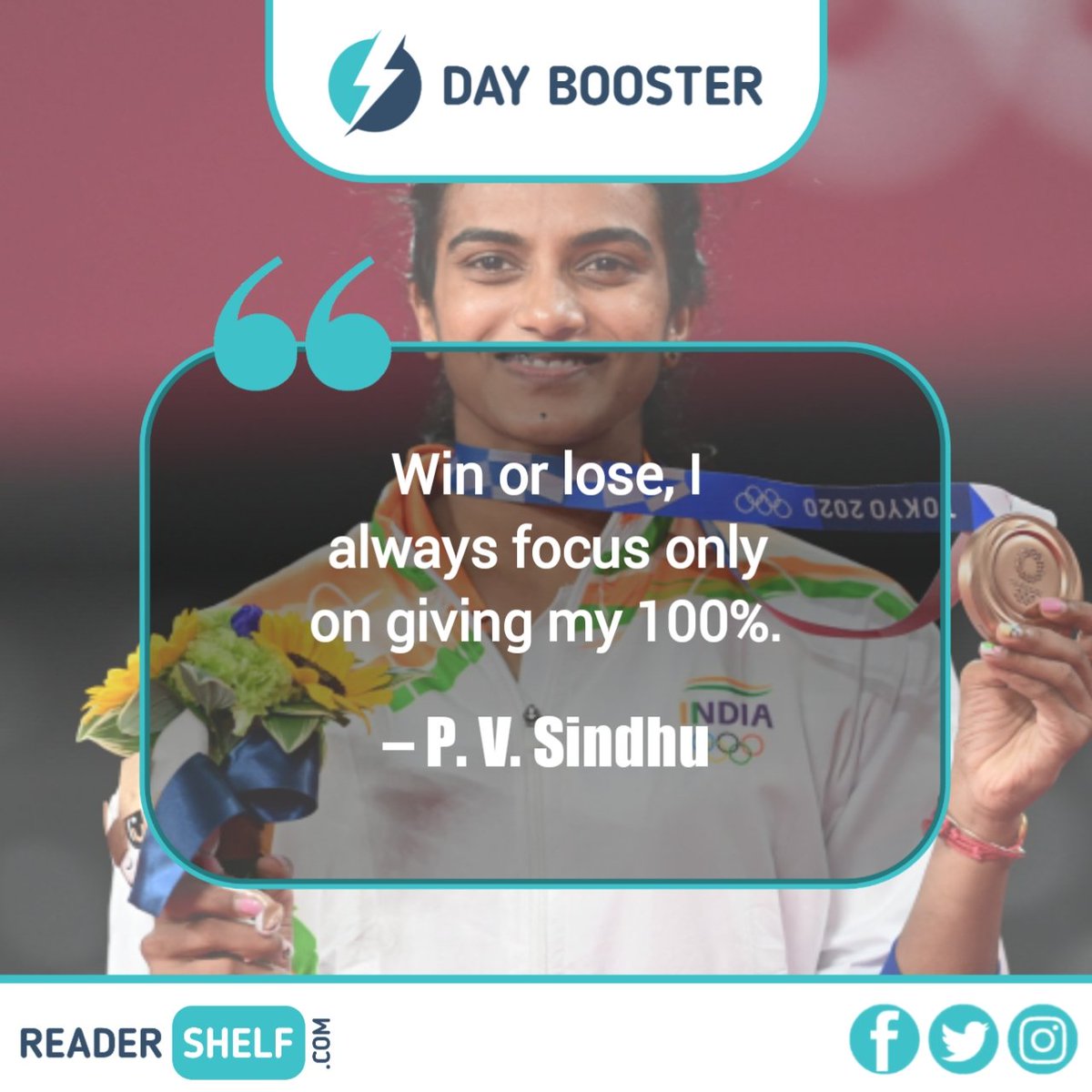 thereadershelf's tweet photo. @thereadershelf to know those inspiring quotes to progress every day in your life. 

#FridayMotivation #fridaymorning #FridayVibes #FridayMotivation #FridayVibes #todayvibes #2k22 #motivation #MotivationalQuotes #motivational #pvsindhu https://t.co/VyY4L670Pj