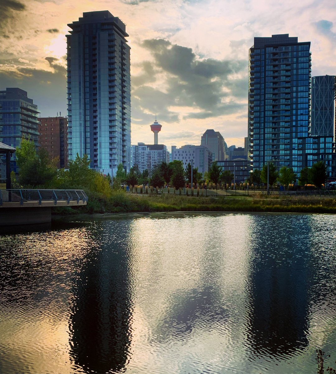 crantina's tweet photo. Thursday Night Vibes #takethelongwayhome #myYYC #PostWorkWalk #DowntownReflections https://t.co/IiAqgzdLZO
