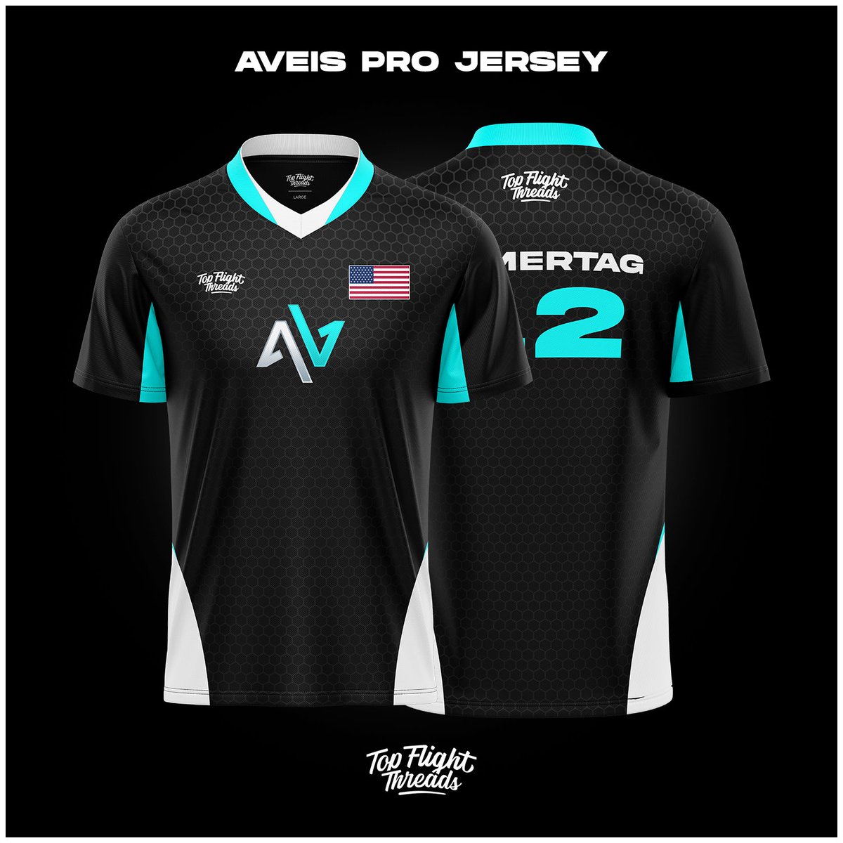 AveisGG's tweet photo. The pro jerseys (flag is fully customizable, just put the flag you want in the order notes) https://t.co/2JNzNQ51zo