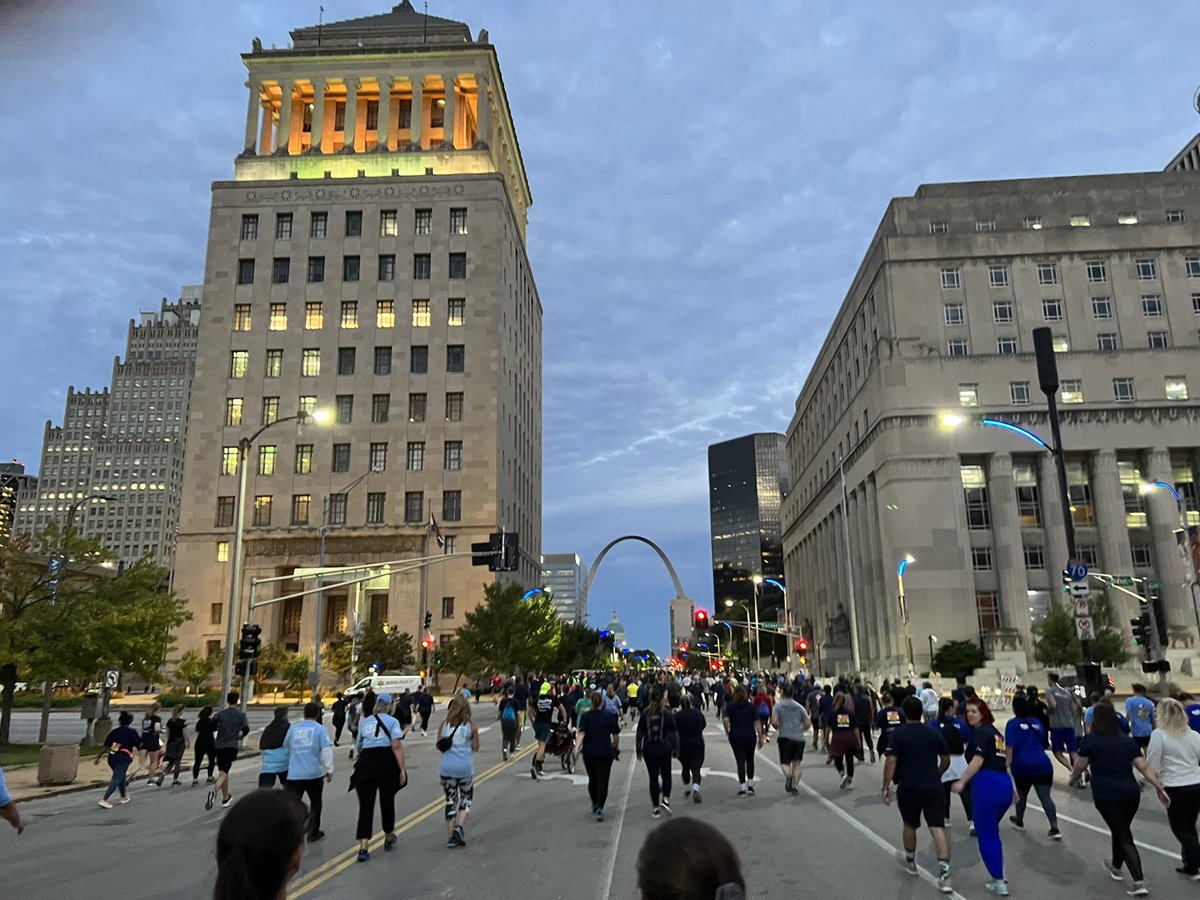 EricMartinNRF's tweet photo. Great night to run the STL Biz Dash with my BCLP colleagues!  Centene Stadium is very cool.  #BCLP #STLBizDash #CenteneStadium https://t.co/PmeiMpg915