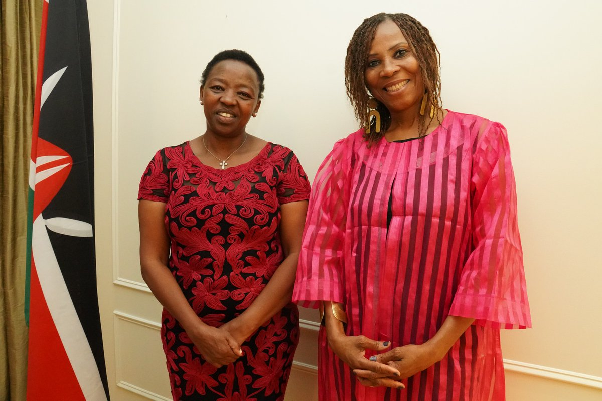 A true honour to meet w/ HE Rachel Ruto, 1st Lady of #Kenya, on the margins of #UNGA 
Empowering women &amp; creating real economic growth opps is our joint priority for #Kenya &amp; #Africa. 
It is our duty, as African women leaders to bring this on top of political &amp; devlpmt agenda.
