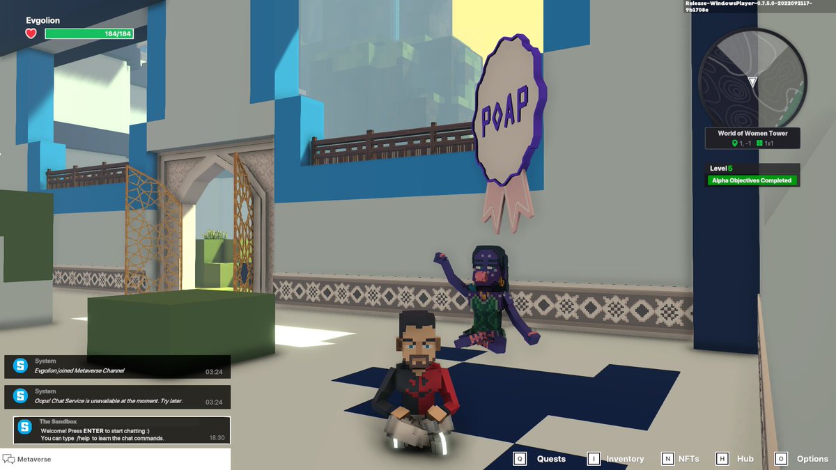 NangThuk's tweet photo. @TheSandboxGame @worldofwomennft I just participated in the #SandboxAlphaS3Giveaway for a chance to win 500 SAND! Found the hidden room in World of Women Tower, check out my screenshot below!
👇 https://t.co/azjVUxcV0Y