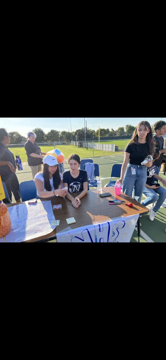 HonorNimitz's tweet photo. Thank you to everyone who came out to support the NHS booth! Also a big shoutout to our amazing officers for working the booth! https://t.co/uAtsXR4nZe