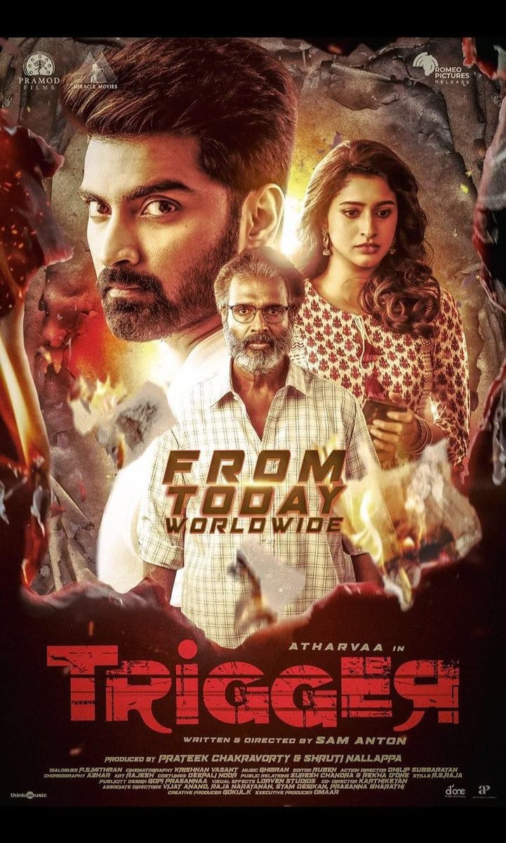 நண்பர் Sam <a href="/ANTONfilmmaker/">sam anton</a> இயக்கத்தில் இன்று வெளியாகும் #trigger  மாபெரும் வெற்றி அடைய  வாழ்த்துக்கள்👍👍👍👍👍👍👍