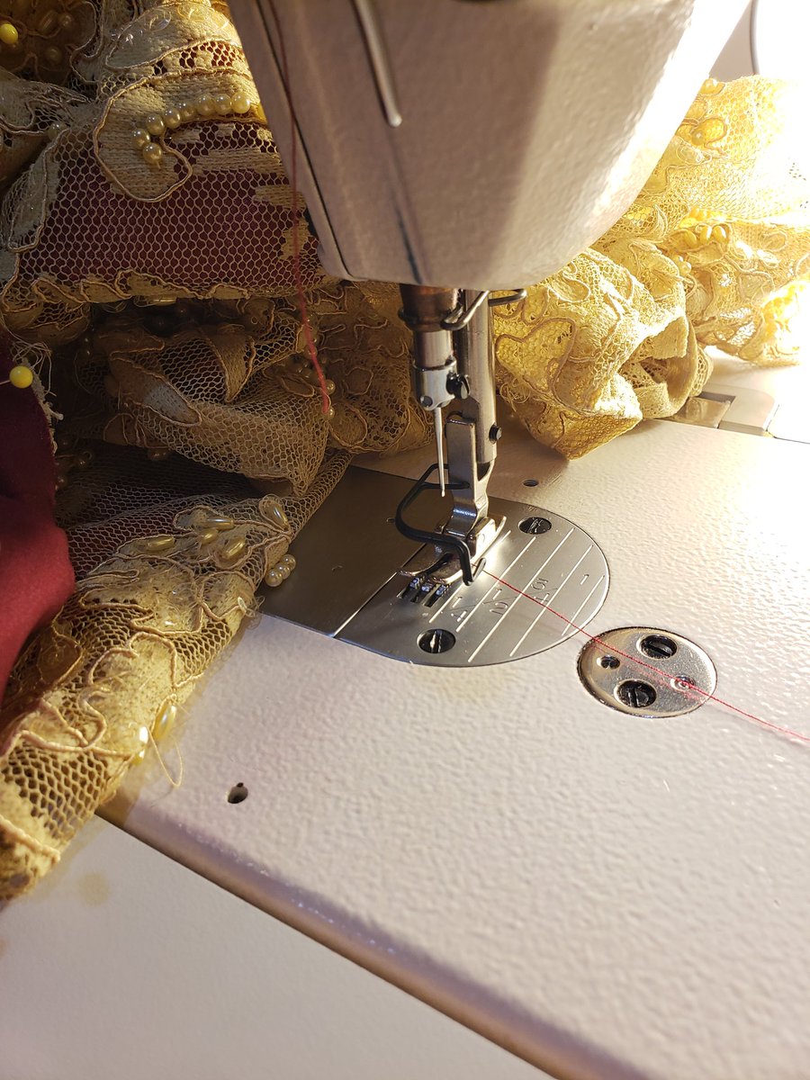 jennyvi's tweet photo. Of course I break a needle on a bead when I'm almost done with the dress.
#breakingneedles
#sewing #sewingproblems #beadedgown #regencygown https://t.co/0xZ2jFDMzS