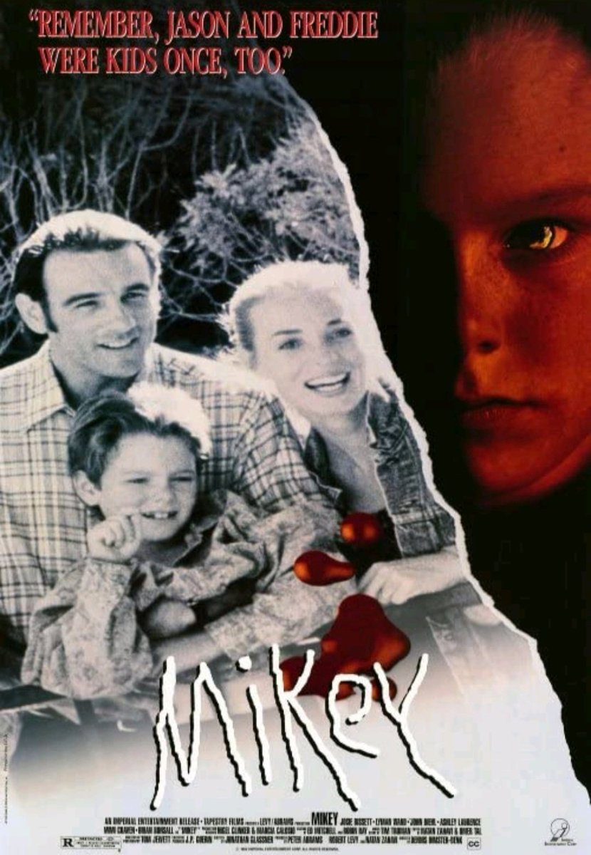 HorrorOrman's tweet photo. Mikey was released on September 23, 1992(video premiere).
#AshleyLaurence
#MarkVenturini
#horror #thriller https://t.co/YpU7prFqiu