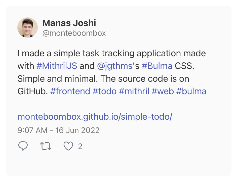 monteboombox's tweet image. My tweet is on the #BulmaCSS website! @jgthms #bulma #css