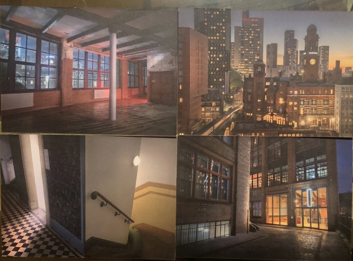 A big thank you to the lovely creative folk <a href="/dinosaur_co_uk/">Dinosaur</a> for a brilliant housewarming party at their super new offices on Princess Street. (The roof terrace is something special) And thanks too for these beautiful postcards of the new environs by <a href="/NotQuiteLight/">NOT QUITE LIGHT - NQL</a>