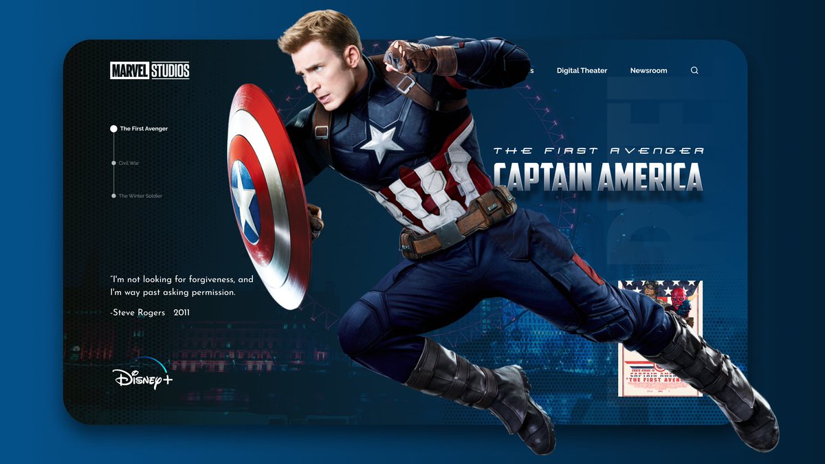Creative_Sprks's tweet photo. 🔥 Captain America: The First Avenger Website UI Concept 🔥
Need a quality design contact me here:
https://t.co/fUwOfmzAxc

#captainamerica #avengers 
#avengerswebsite #thefirstavenger #websiteuiconcept #uidesigner #websitedesign #uiux #uiuxdesign #websitedesign #success https://t.co/gve7SqR5xw