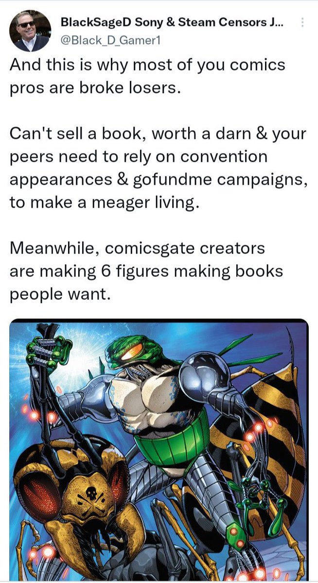 Comicsgate Posting Their Ls on Twitter "What books?"