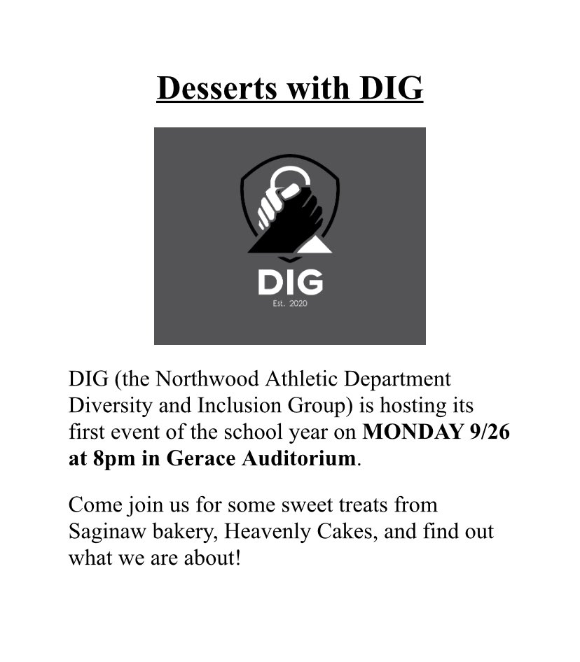 DIGDeepTwolves's tweet photo. ‼️Monday‼️ Please join us for our first event 🐺💙 #activeally #DIGdeeper https://t.co/FB0LgkFYub
