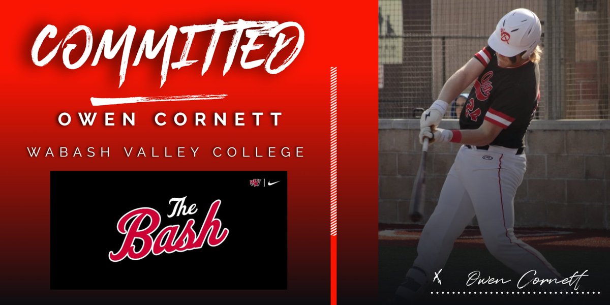 owen_cornett's tweet photo. I’m thrilled to announce that I’ve committed to Wabash Valley College to play baseball. I want to thank my family, friends, and coaches for getting me to where I’m at today!! #thebash #bashboy @DuQuoinBaseball @ExtremeEliteBB @WVCBaseball @PBRIllinois https://t.co/mKSrbzOe0w