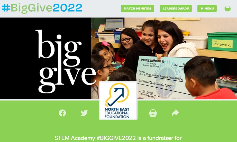 STEM Academy is raising funds to add large, interactive whiteboards to our MS & HS math classrooms so that students can interact with mathematical concepts in ways that help bring their learning to life. Please donate through The Big Give today! thebiggivesa.org/.../stem-acade…