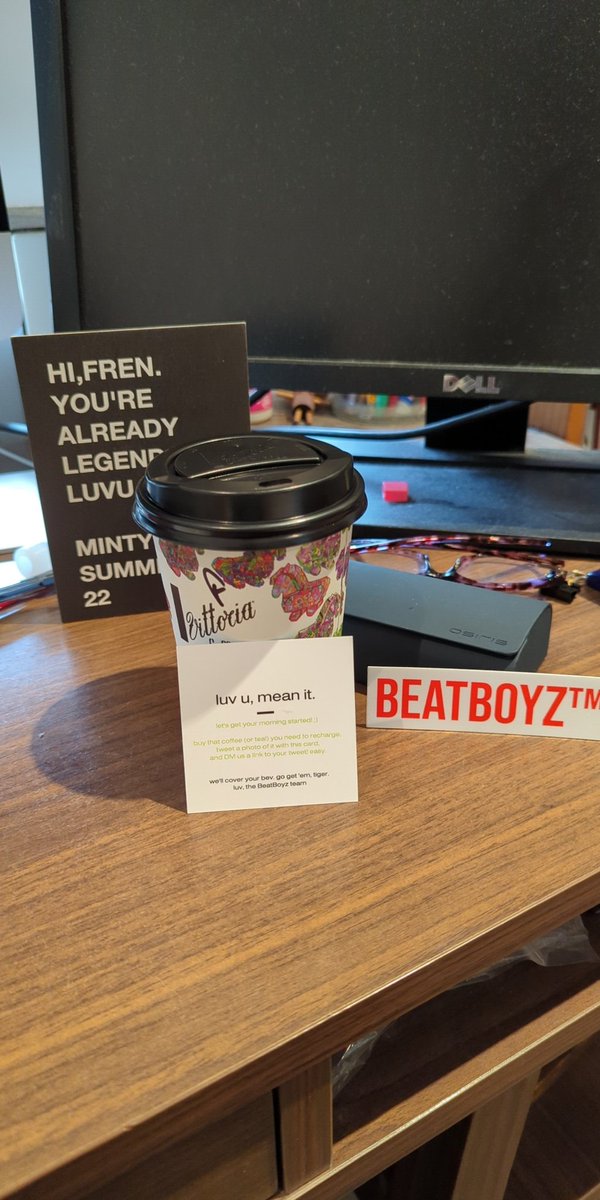 bleepbloooblap's tweet photo. A fantastic coffee on a wet and rainy Sydney day . Thanks @BeatBoyzNFT you're the best. Luv U!! 🥰 https://t.co/Se9iWHZYGz