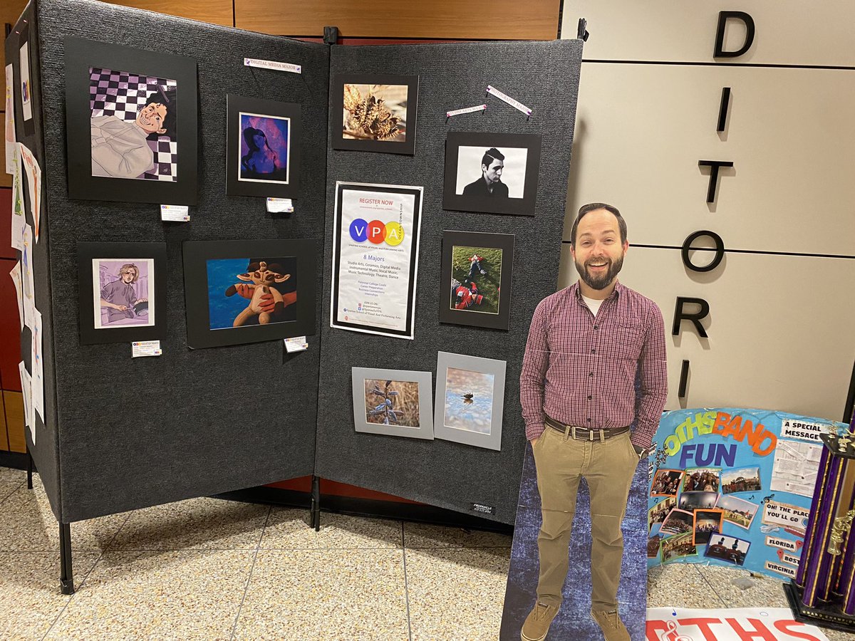 DerekTranchina's tweet photo. The #OTHS @SpartanSoVPA has once again gone above and beyond with this extensive display at Back to School Night, what an honor it is to work with these hardworking and selfless educators 🙏 #SpartanLegacy https://t.co/V3CAHNSL2x
