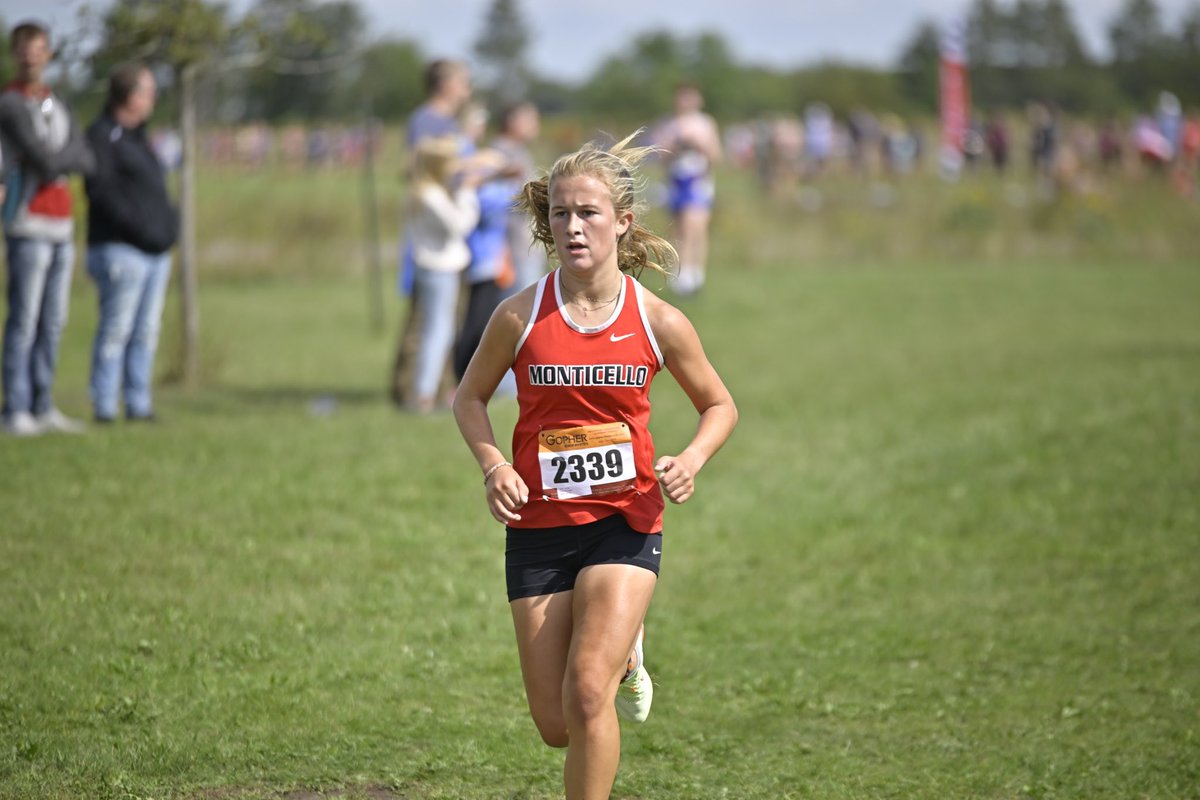 MonticelloMagic's tweet photo. SCHOOL RECORD! 

This afternoon, freshman Isabel Mahoney broke the school record in the girls 5K with a time of 18:54.4! 

The previous record was 18:59, set in 2015 by Madison McDermott. 

Great job Isabel! 

#MontiMagic https://t.co/G8f3OmimW5