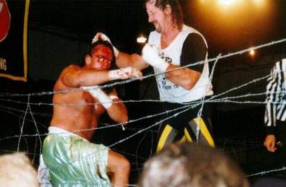 HardMarkPodcast's tweet photo. Tomorrow for episode 61 we're watching Terry Funk defend the ECW Championship against Sabu in a barbed wire match! 

Ryan's Record: 35 wins, 31 losses, 1 draw

Linktree: https://t.co/3Xxg8JfBjm
Match Link: https://t.co/ZglZuhRTYv https://t.co/B5lZ7JfrUm