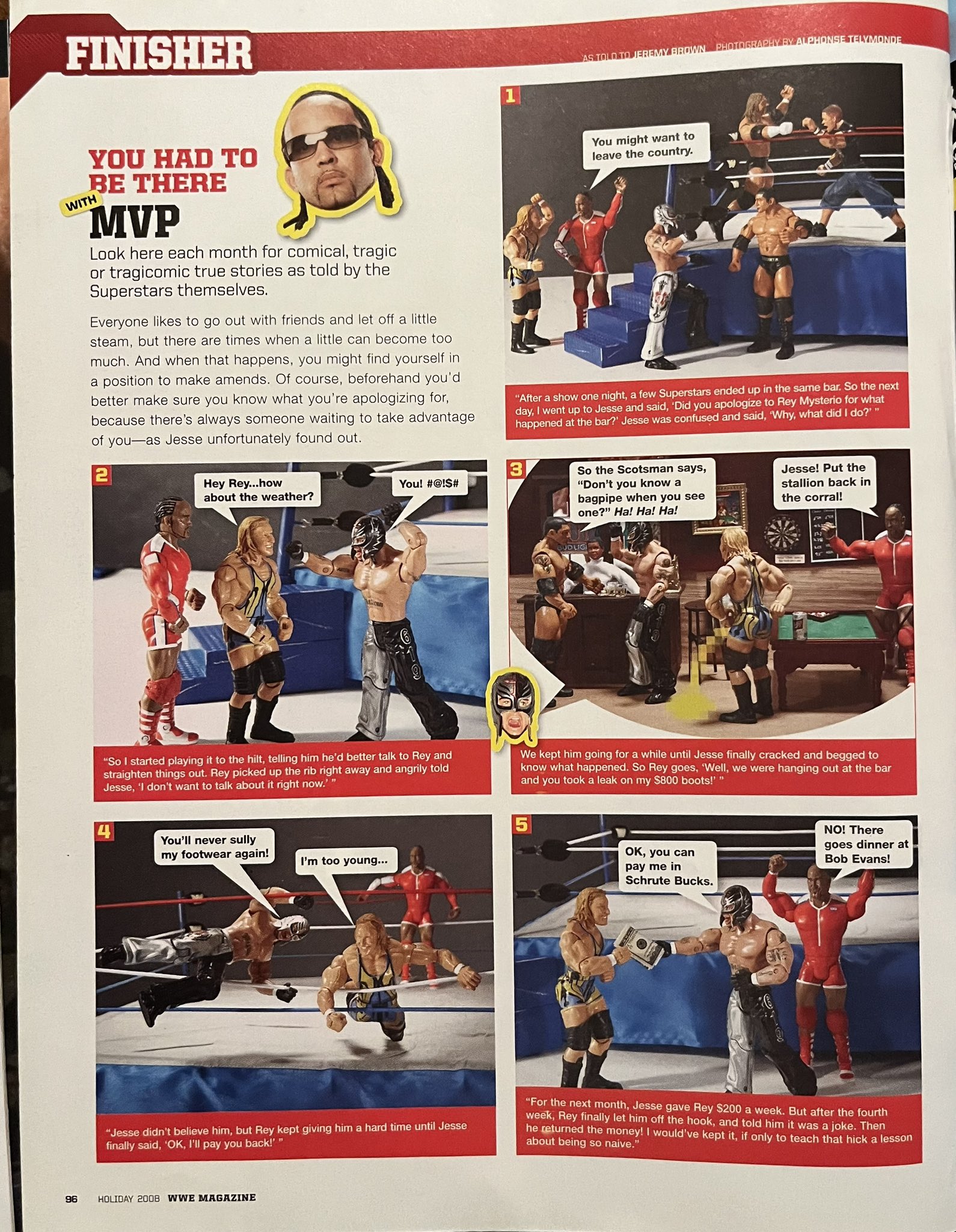 Wrestling Magazine on Twitter "MVP plays a rib on Jesse https//t.co/QJBZ9IZaeK" / Twitter