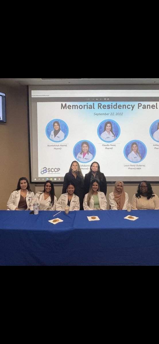 MHWRxResidency's tweet photo. Today NSU’s SSHP and SCCP invited the MHW pharmacy residents over to Nova Southeastern University for their residency panel Q&amp;A. It was a great experience, we hope to be back soon!

#mhwrxresidency #mhs #pharmacy #memorialhealthcaresystem #mhw #memorialhospitalwest #pgy1 https://t.co/cU83CxTA7q