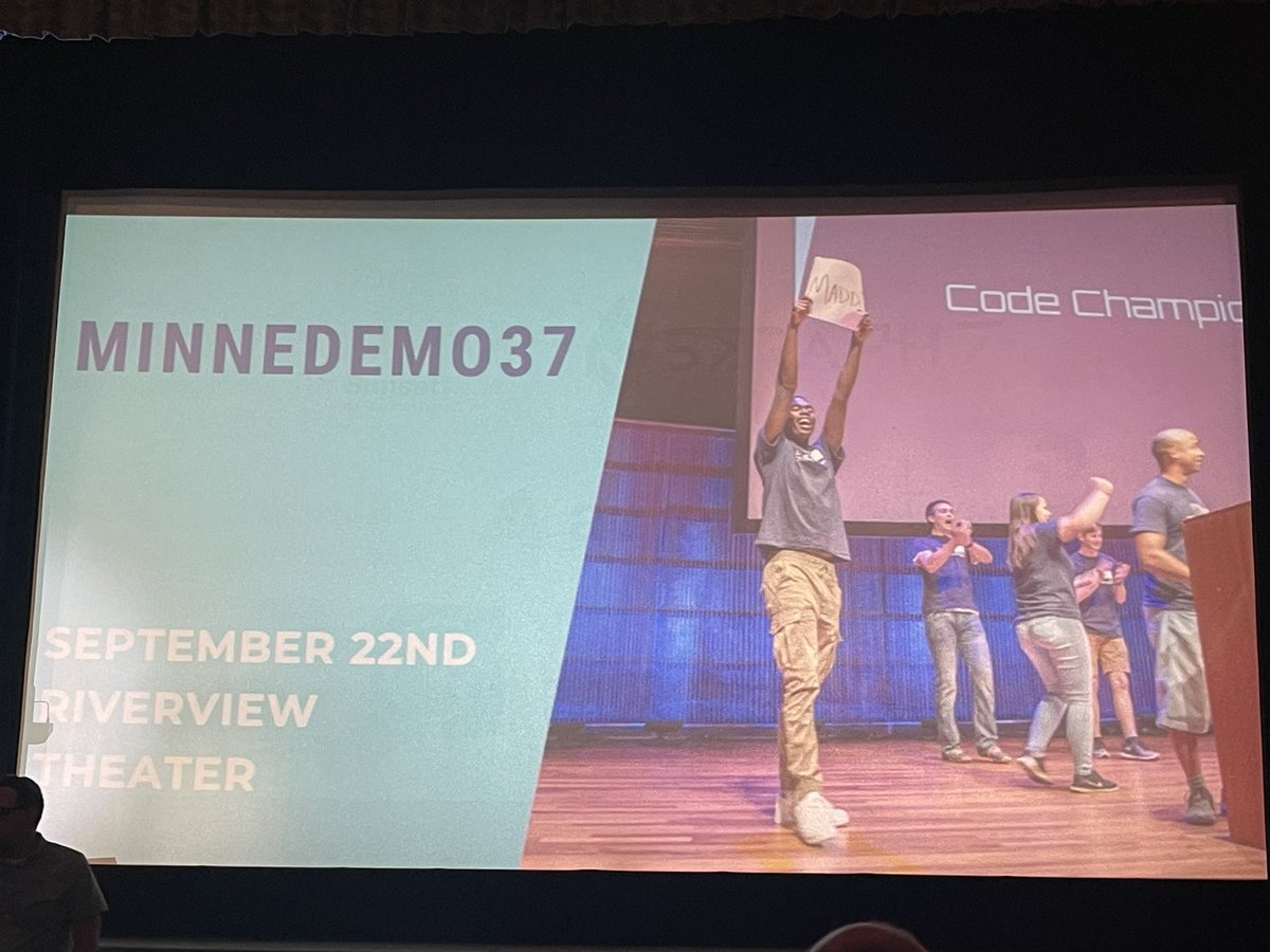 tthoraldson's tweet image. MinneDemo37!! #TCSW2022