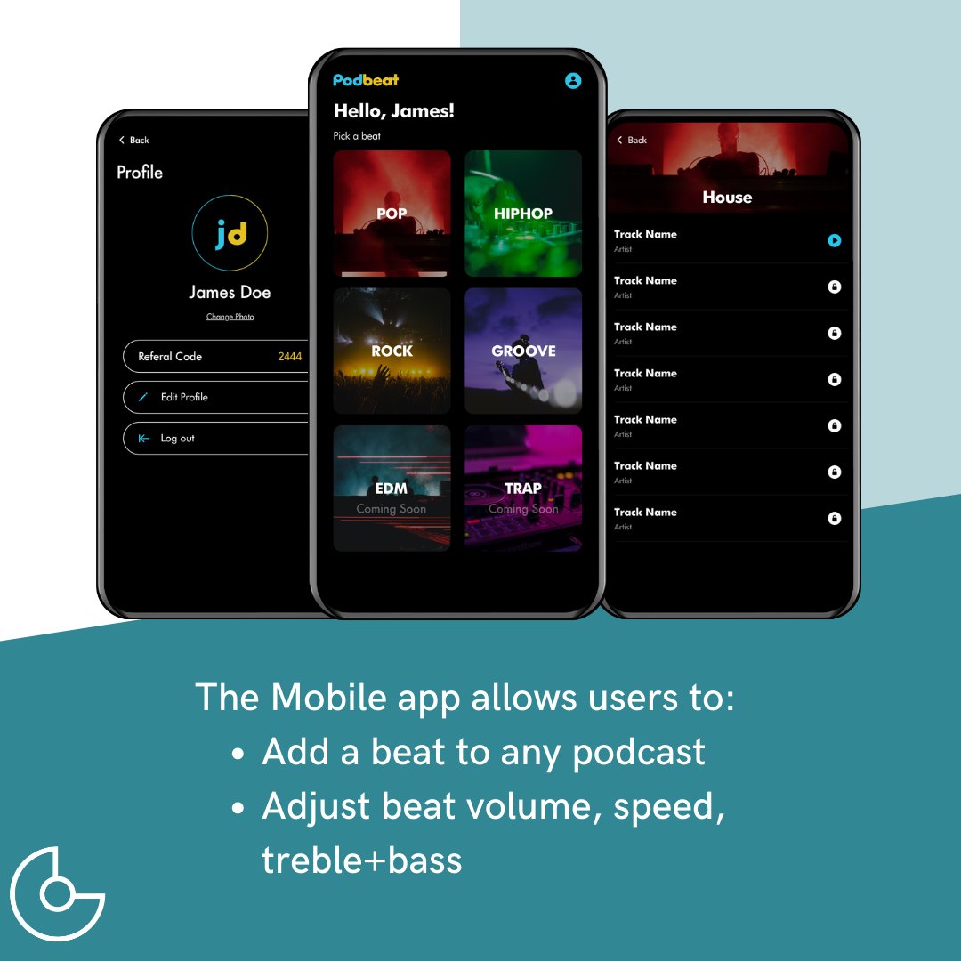 corewareus's tweet image. Every Podcast needs a beat, that&apos;s why Podbeat was created! Adjust the beat settings to fit your rhythm while keeping the integrity of the podcast with podbeat.

#CorewareGroup #appdevelopment #app #Podcast #music