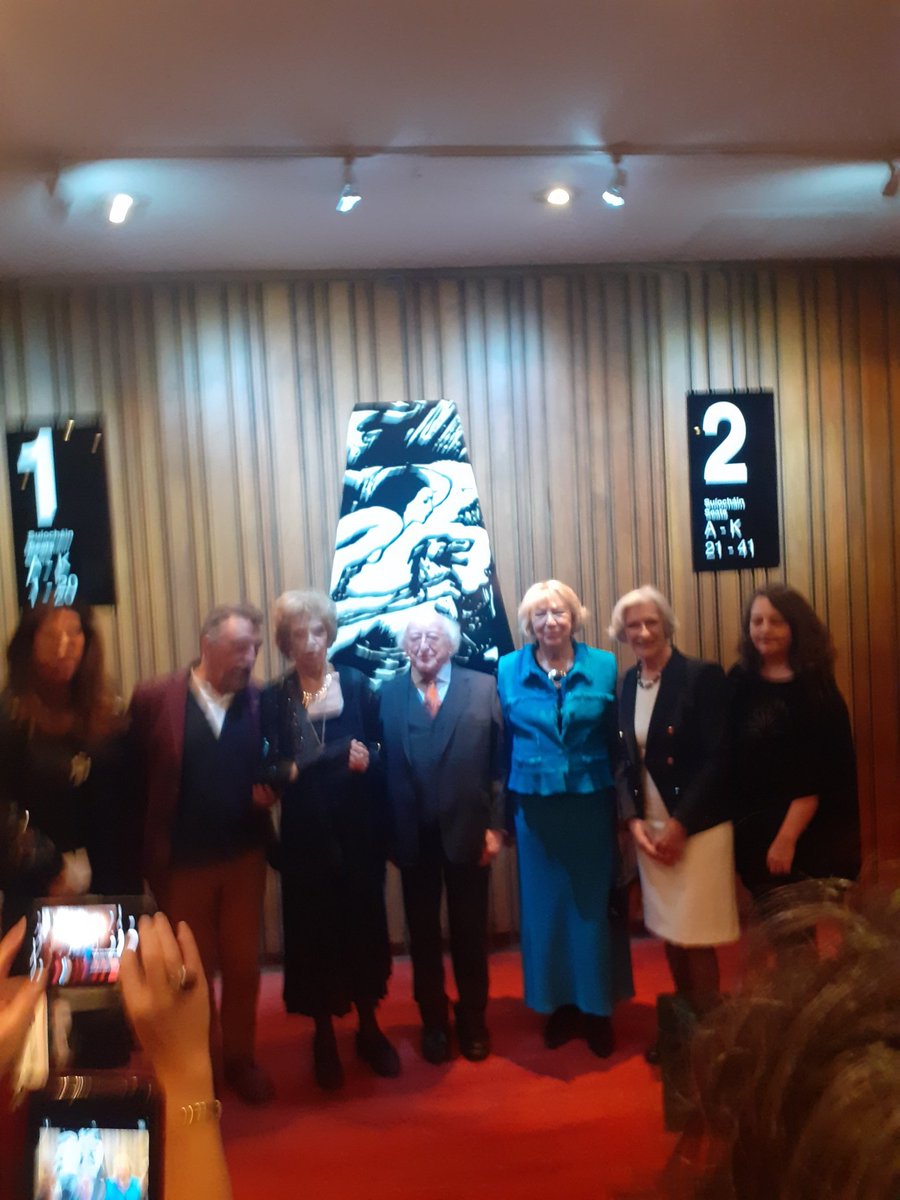 Patrick Clohessy (@frodomunster) on Twitter photo <a href="/AbbeyTheatre/">Abbey Theatre</a> <a href="/PresidentIRL/">President of Ireland</a> <a href="/ednaobrienfan/">Edna O'Brien</a> #joyceswomen Great night tonight at the opening night of Joyce's Women. Pleasure to meet President Michael D Higgins and his wife Sabina. Respect to Edna O' Brien also in attendance tonight. Congratulations also to the cast of the play <a href="/AbbeyTheatre/">Abbey Theatre</a> <a href="/PresidentIRL/">President of Ireland</a> <a href="/ednaobrienfan/">Edna O'Brien</a> #joyceswomen Great night tonight at the opening night of Joyce's Women. Pleasure to meet President Michael D Higgins and his wife Sabina. Respect to Edna O' Brien also in attendance tonight. Congratulations also to the cast of the play