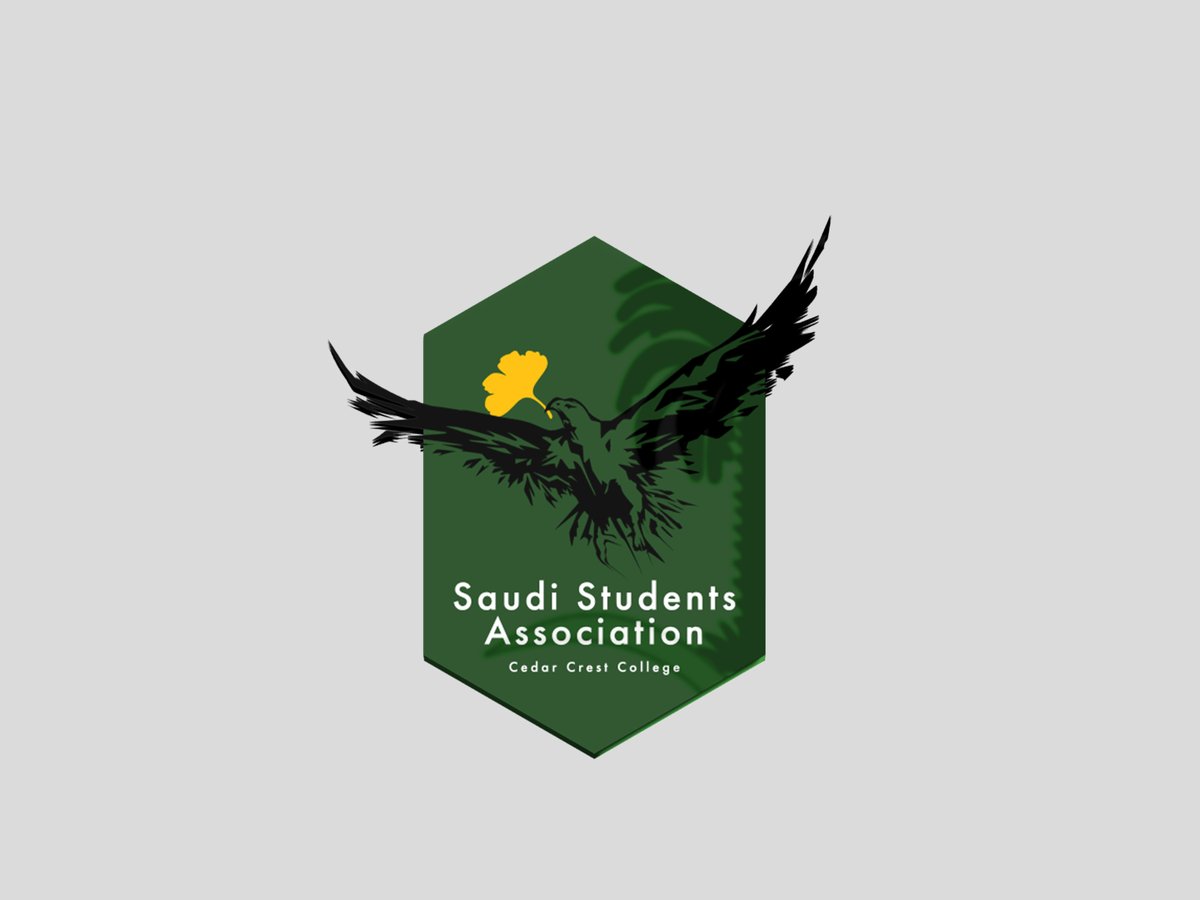 mah98i's tweet photo. تصميمي #شعار النادي السعودي في #كلية سيدر كرست #بنسلفانيا  
Saudi Students Association https://t.co/f7tuQldiTr