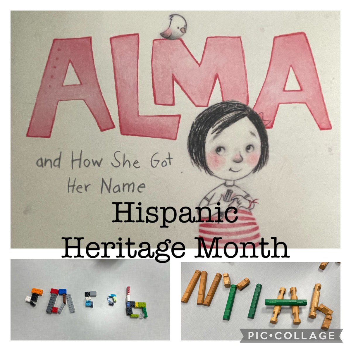 Hispanic Heritage Month STEAM challenge…build your name!