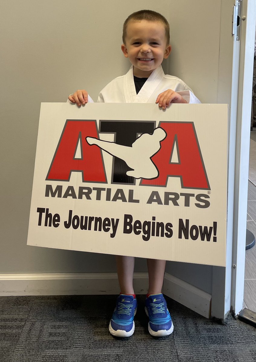 ATA_Cleveland's tweet photo. ATA Cleveland wants to welcome Michael to the academy. We are so excited to have you take classes with us 😁 https://t.co/xQy3t1wBsk