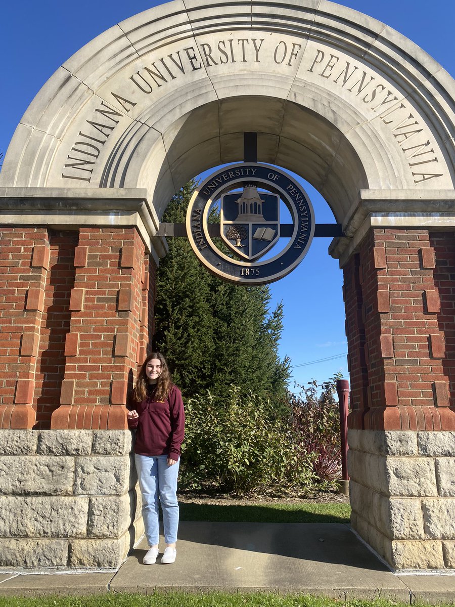 kelly_szolek's tweet photo. I am so excited to announce my commitment to further my academic and athletic careers at Indiana University of Pennsylvania. Huge thank you to my family, coaches, teammates, and everyone else who has supported me through this process! Go Crimson Hawks!❤️🤍 #talonsup @IUPsoftball https://t.co/imEWVDWpyz