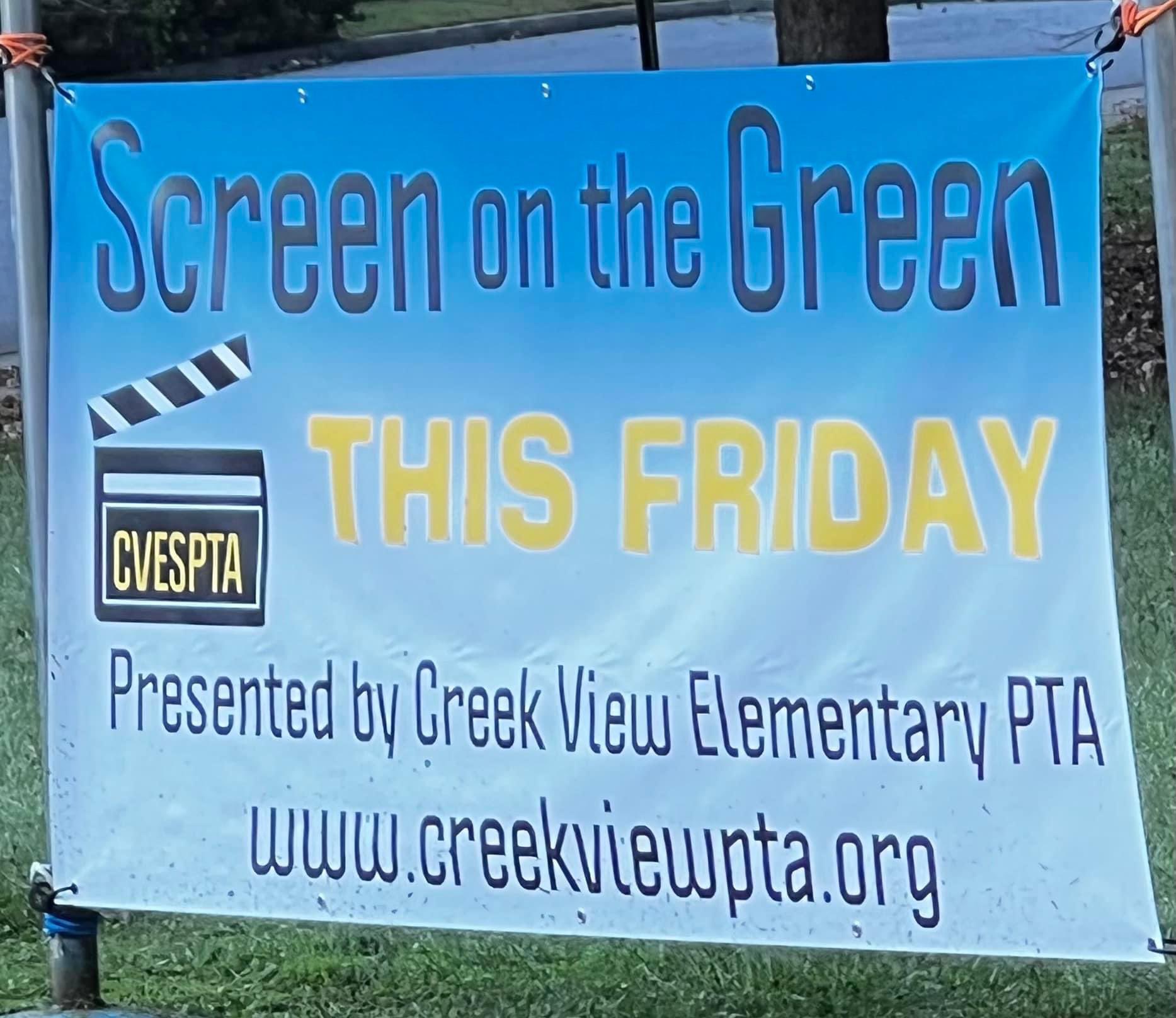 Creek View ES on Twitter "🎥🍿🍕Screen On The Green is tomorrow!!! The