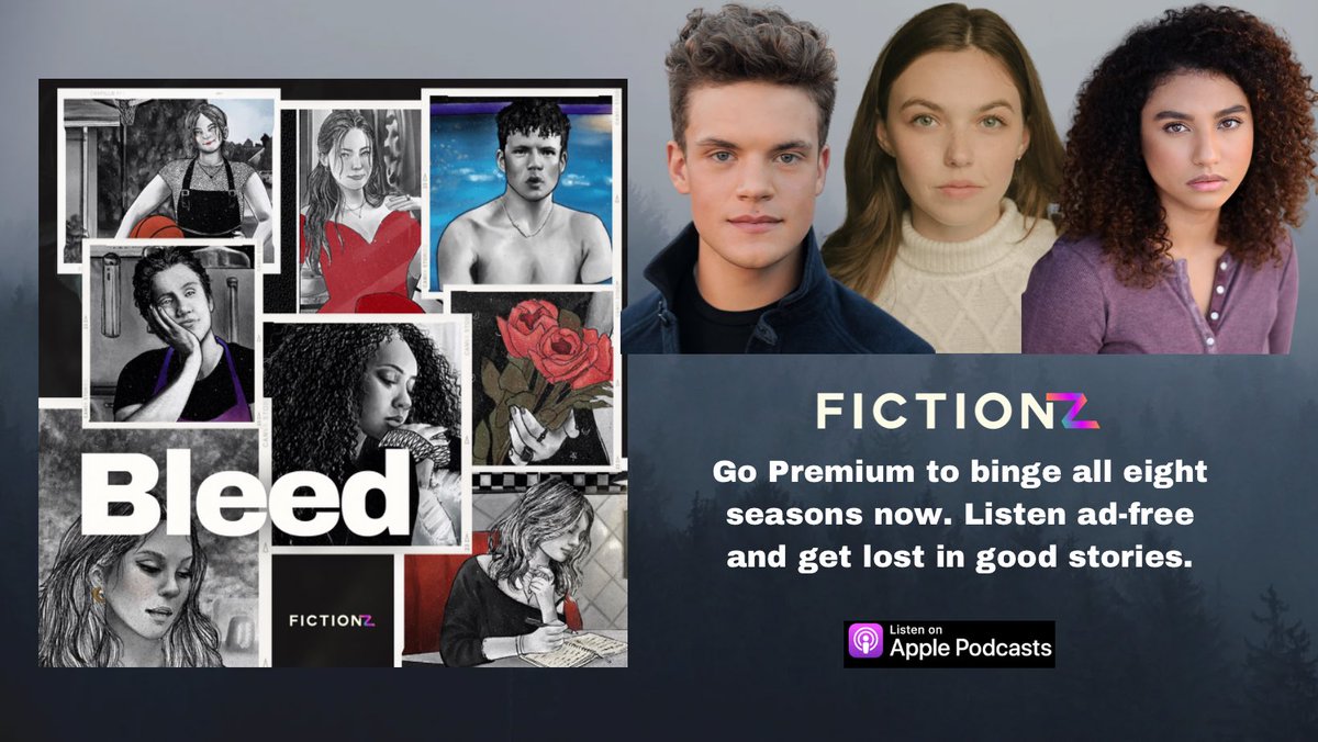 🩸”Bleed” has a new season, GINGER starring @SamanthaDockser. The YA bestselling #writer @lauriestolarz takes us on a journey through 10 interconnected teens’ lives over the course of a single day in the #narrative #podcast series on Apple podcast and the Fictionz app.