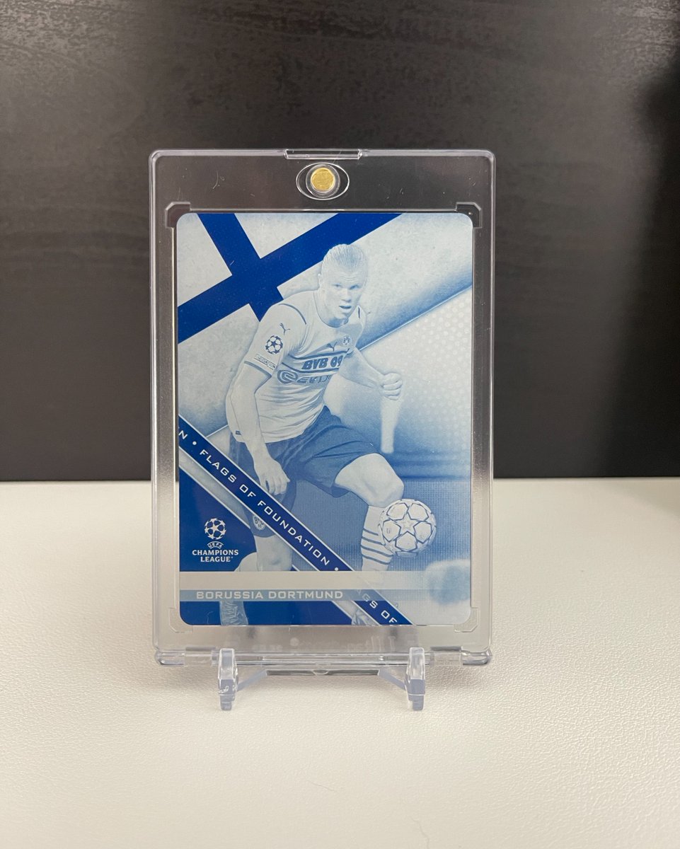 ModernRBreaks's tweet photo. Currently on eBay! 
2021-22 Topps UEFA Champions League Erling Haaland Printing Plate 1/1
Bid Here👉🏼 https://t.co/SR2m0XnJLu

#championsleague #uefachampionsleague #uefa #topps #ebay #erlinghaaland #borussiadortmund #soccercards  #toppsuefa #toppssoccer https://t.co/4JgMBesrbt