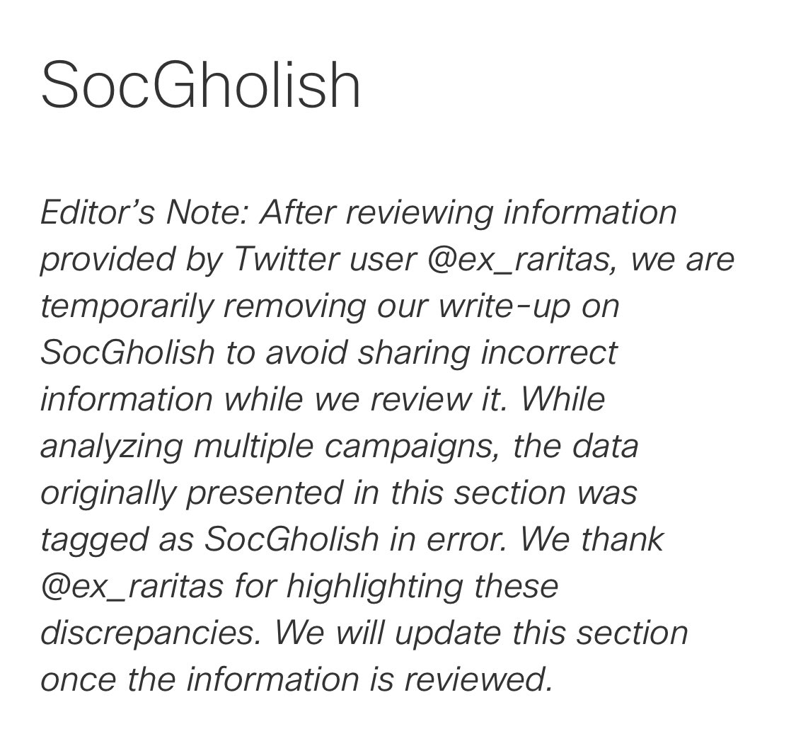 I just want to take a moment to thank Cisco and their researcher team for their transparency and for their willingness to address the issues I raised regarding part of their latest write up.
This response speaks to the integrity of their team and their commitment to the community