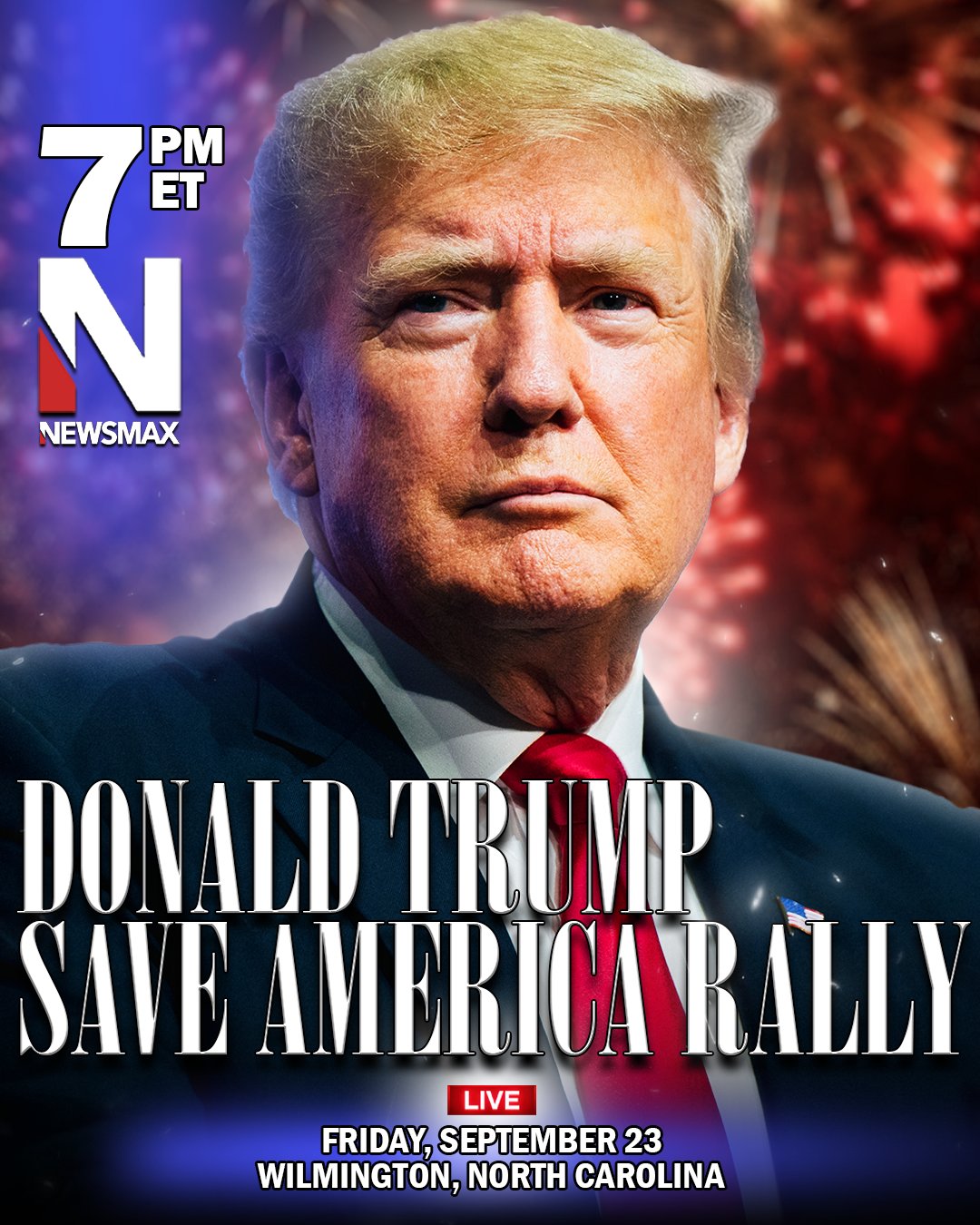Newsmax on Twitter "FRIDAY NIGHT TRUMP Live, uninterrupted coverage