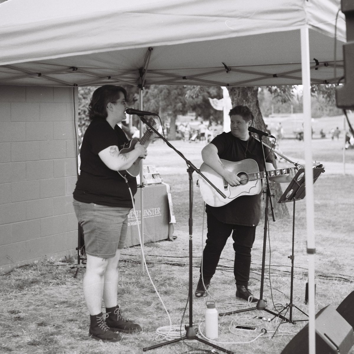 Christopher Tubbs (@thedailystoic) on Twitter photo Saw <a href="/parlourpanther/">Parlour Panther</a> at their 'Play the Park' set in Hume Park on the 9th. Brought the film camera and shot a roll of Ilford HP5 Plus (I think?). Of the shots I took of them performing, this one was my favourite. Saw <a href="/parlourpanther/">Parlour Panther</a> at their 'Play the Park' set in Hume Park on the 9th. Brought the film camera and shot a roll of Ilford HP5 Plus (I think?). Of the shots I took of them performing, this one was my favourite.