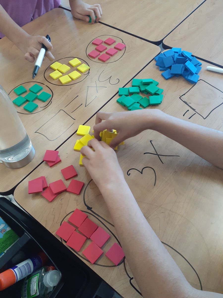 cycabrera76's tweet photo. Today we started my favorite concept unit "Multiplication" the students learned about multiplication vocabulary "factor x factor = product" and our first strategy equal groups. #GardensEl #gatorslearn #multiplication #PISDMathChat https://t.co/SBcyNMifJv