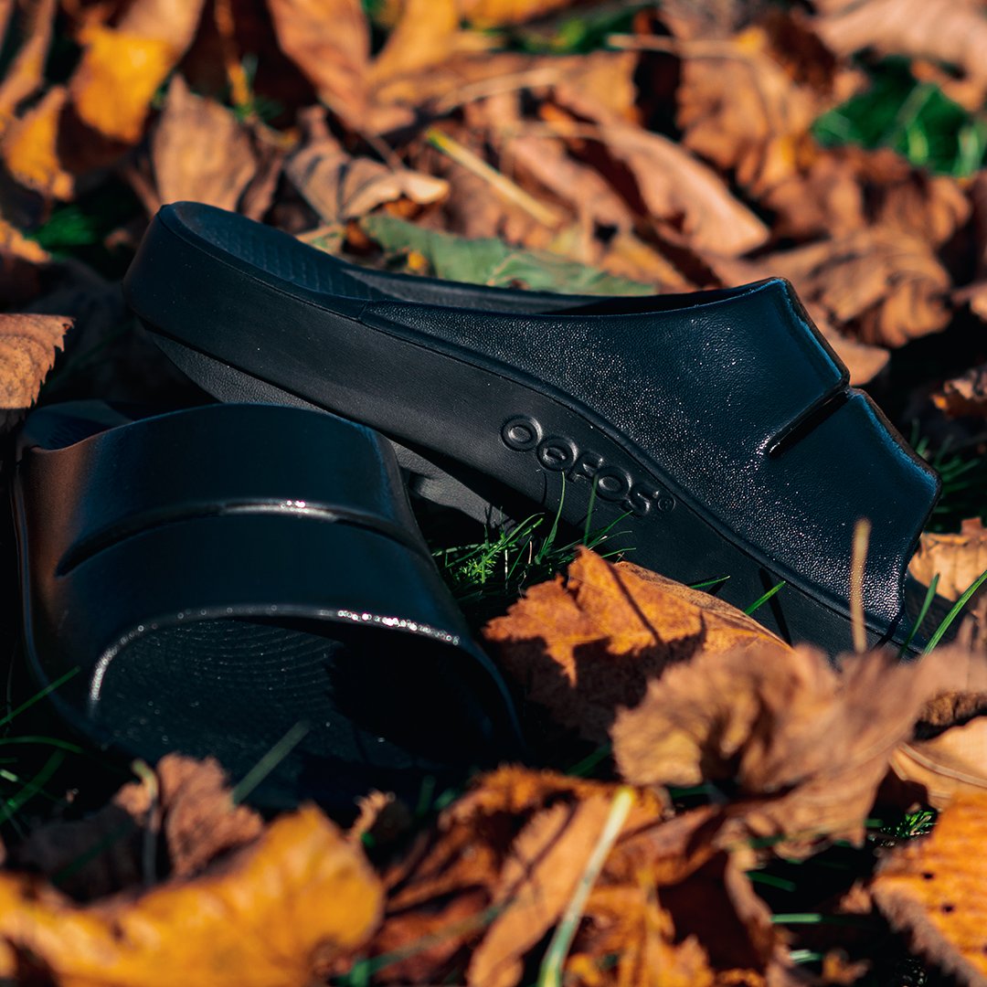 oofos's tweet photo. It's the #FirstDayOfFall and we are always fallin' for OO.
📷 : OOahh Luxe Black
#fallSeason #autumnLeaves #autumnStyle https://t.co/W2tUw7qnRl