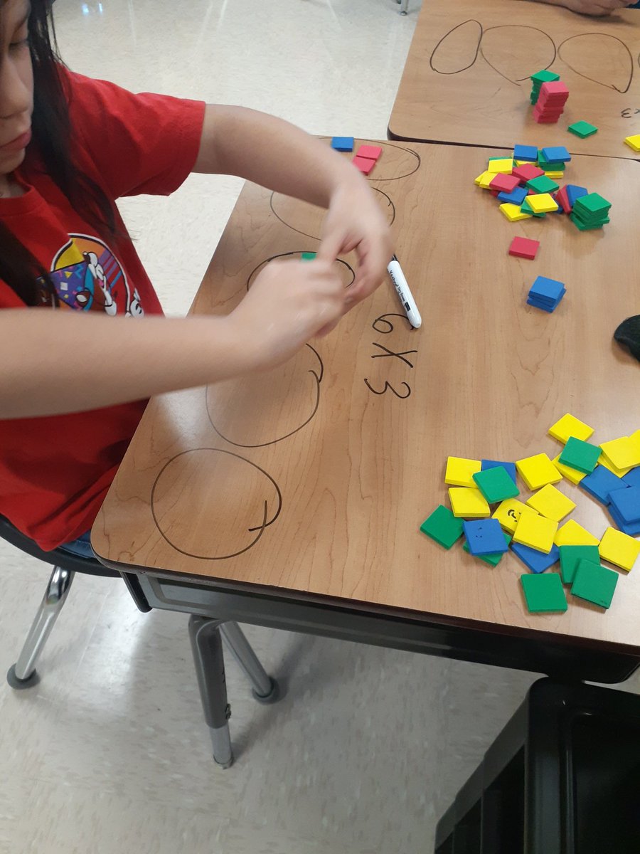 cycabrera76's tweet photo. Today we started my favorite concept unit "Multiplication" the students learned about multiplication vocabulary "factor x factor = product" and our first strategy equal groups. #GardensEl #gatorslearn #multiplication #PISDMathChat https://t.co/SBcyNMifJv