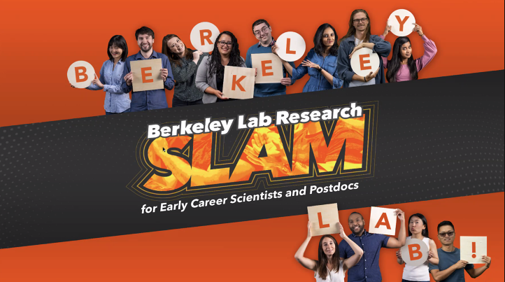 LBNLBioSci's tweet photo. Congrats to #LabSLAM2022 winner Sarah Gleeson and all the @BerkeleyLab SLAM finalists! See you next year! https://t.co/gNdmr0ycck