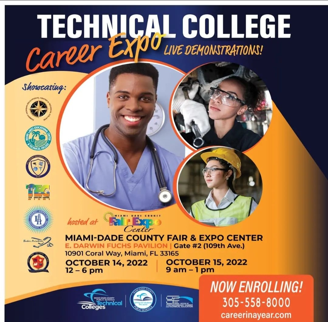 Lindsey_HTC's tweet photo. Our college cannot wait to share our 23 Technical Programs with you @ the Fall Technical College Career Expo. October 14 and 15‼️ 
Make it your College today!!! 📲 305.324.6070  ☎️ 
 #UPSKILL  #GetEmployed and #Earn #FallCareerTechFair #stepuptosucess #getthere #ready https://t.co/121BANvF72