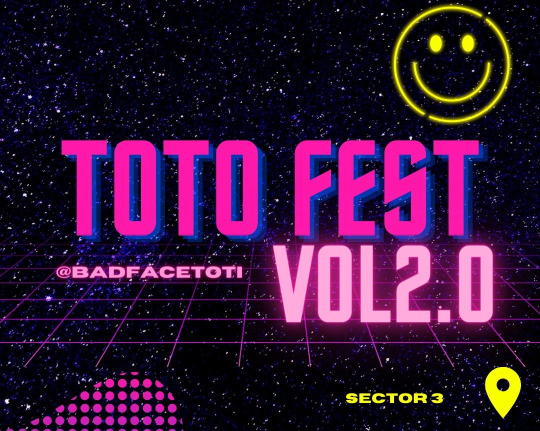 che bueno como dijo el homer mero mero la primera estuvo buena, la segunda está mejor 🛐

totofest vol2.0 el 22 de octubre para la vuelta de barilocoo y que se termine lo que se daba 🫂🫶🏻