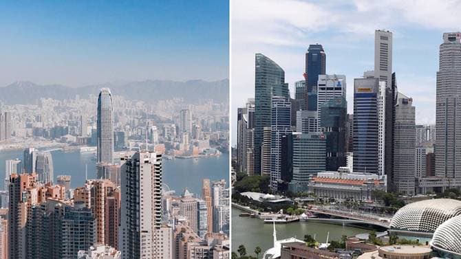 HKWORLDCITY's tweet photo. 🇸🇬🇭🇰Singapore overtakes Hong Kong in finance centre ranking #HongKong #WorldCity https://t.co/qKO6jg0pWW https://t.co/CqI0690652