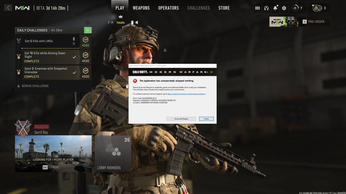 KyleAfterDark_'s tweet photo. This MW2 beta is pretty great. https://t.co/iZHevFNhZ7
