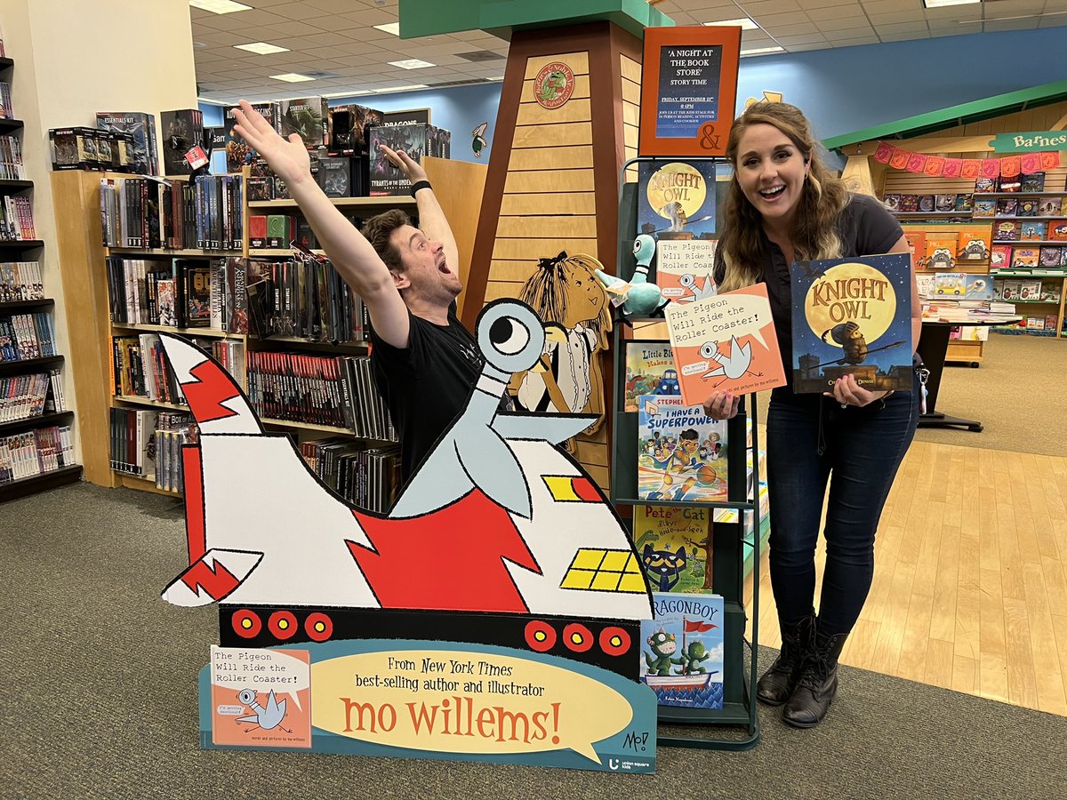 BN_Valencia's tweet photo. Join us here tomorrow, Fri. Sept.23rd at 6pm for “A night at the Bookstore” Storytime Event!!  We’ll be reading “A Knight Owl” “The Pigeon will ride the roller coaster” and more!!  You don’t want to miss out on activities, reading &amp; cookies!! See you here!!#bninvalencia https://t.co/2b9p7YwDFK