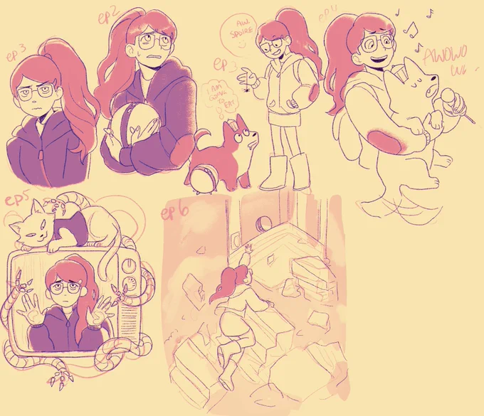 Some old toh and infinity train sketches ! 
