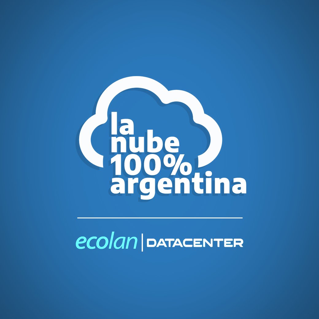 Ecolan Datacenter, la nube 100% argentina.
Más información en datacenter.ecolan.com

#ecolandatacenter #industria40 #datacenter #argentina #blockchain #lanube #INTERNET  #CloudComputing