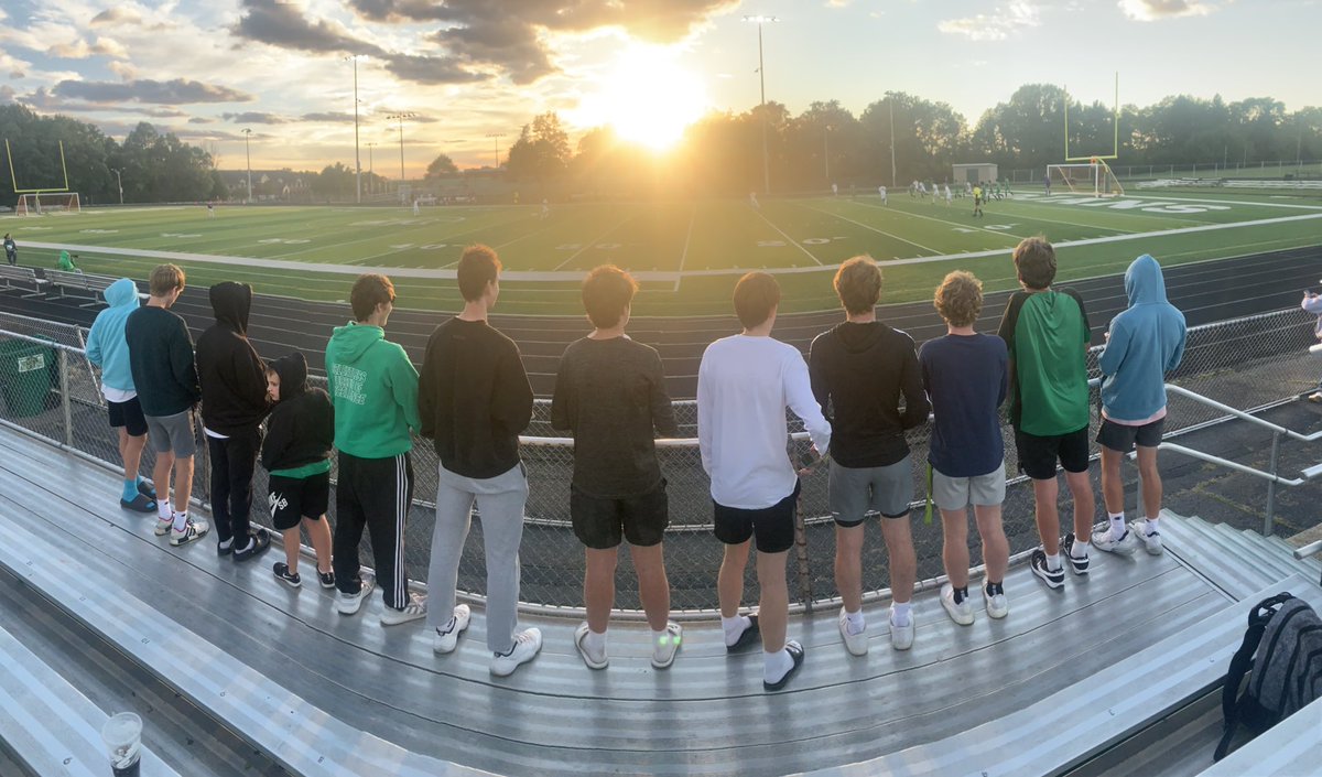 NewCastleBBall's tweet photo. Beautiful (and chilly) night out cheering for our Boy’s Soccer Team on Senior Night! ⚽️🗡

#BeTheStandard https://t.co/CiaenkR5oO